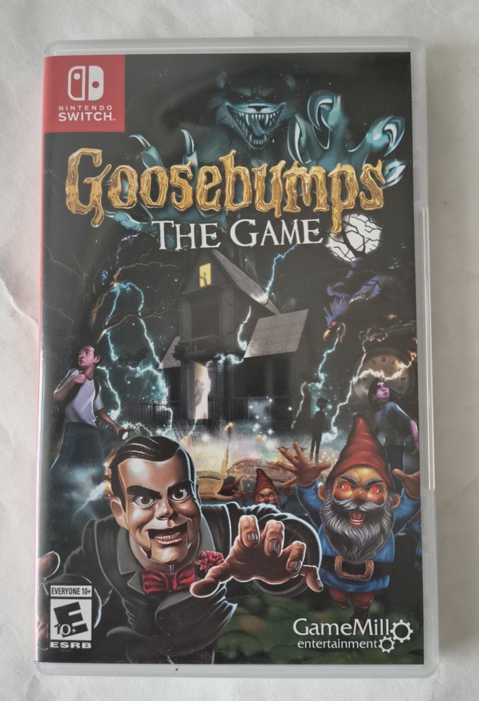 Goosebumps The Game – Nintendo Switch Case And Cartridge