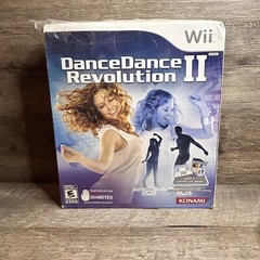 Dance Dance Revolution II Nintendo Wii Bundle with Pad Mat In Box Factory Sealed