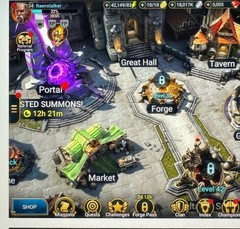 raid shadow legends account w/arbais the stonethorn lvl 60 champs pc/mobile