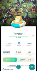 Background Costume Psyduck Pokémon Go (READ DESC)