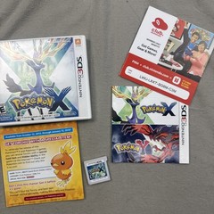 Pokemon X Nintendo 3DS Complete CIB Tested Working Authentic USA Version