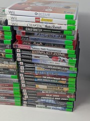 Lot of 70 Microsoft Xbox 360, PlayStation 2 PS2, Wii Games – Various Condition