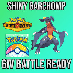 ✨6IV SHINY Garchomp Battle Ready🚀 POKEMON HOME✨Pokemon Champions✨