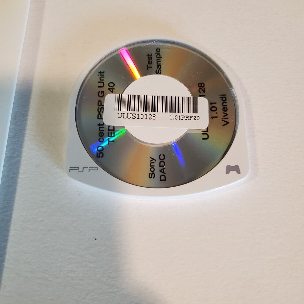 50 Cent: Bulletproof -G Unit Edition (Sony PSP, 2006) ☆ Prototype ☆ Test Sample