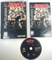 Resident Evil (Sony PlayStation 1, 1996) PS1 CIB Long Box