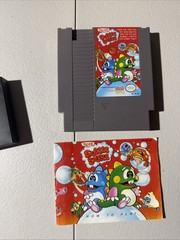 Bubble Bobble Nintendo NES Arcade Game with manual