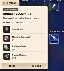 ARC Raiders Bobcat Blueprint Cheap Ask about other blueprints