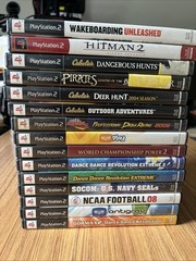 Lot of 15 Used Sony PlayStation 2 (PS2) Games – Mixed Genre Bundle As Is