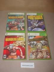 BORDERLANDS 1 & 2 + PRE-SEQUEL + ADD-ON PACK all 4 complete – Microsoft XBOX 360