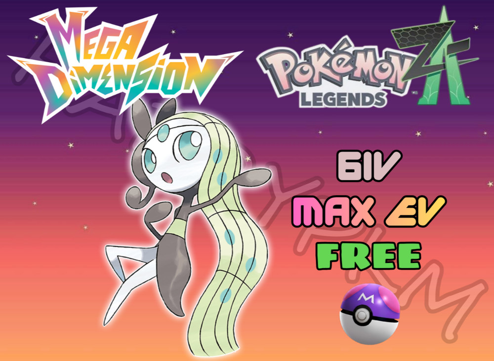 ✨ MELOETTA✨6IV MAX EV⭐POKEMON LEGENDS ZA