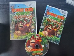 Donkey Kong Country Returns (Nintendo Wii, 2010) COMPLETE diskl/case/manual