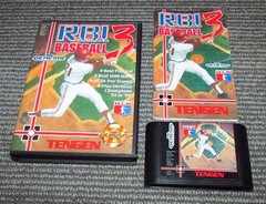 R.B.I. Baseball 3 for Sega Genesis Complete Fast Shipping!