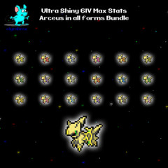 ✨ All 18 Arceus Forms ✨ Shiny ✨ Mythical Legendary Pokemon Bundle BDSP PLA SCVI