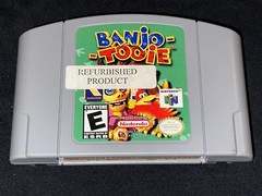 Banjo-Tooie (Nintendo 64, 2001) NFR Not For Resale Cleaned Tested Authentic N64