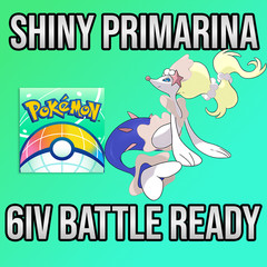 ✨6IV SHINY Primarina + Battle Ready🚀 POKEMON HOME✨Champions✨Online delivery⚡