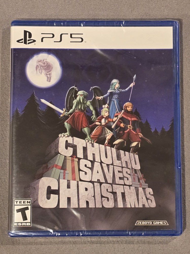 Cthulhu Saves Christmas (Sony PlayStation 5, 2020) Brand New