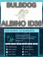 Bulbdog Baby [High Status Color] Ark Ascended Pve Official PC/XBOX/PS5