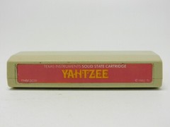 1982 Texas Instruments Solid State Cartridge Yahtzee Game Home Computer Module