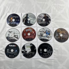 PlayStation 3 Game Lot of 10 PS3 Disc Only Various Titles Tested Working Clean