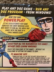 Power 2 Play Any DOS Game From Windows 3.1 & 95 PC Big Box PowerPlay CD ROM