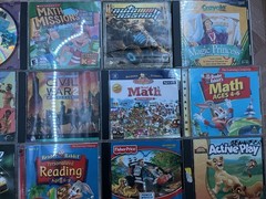 Lot Of 19 Vintage PC 95/98 Games Sonic Educational Sims Disney Reader Rabbit