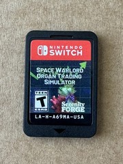 Space Warlord Organ Trading Simulator for Nintendo Switch with Inserts