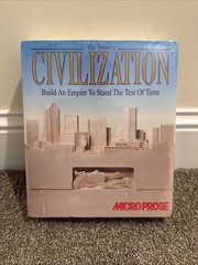 Sid Meier’s Civilization I PC IBM Big Box 3.5″ Disks MicroProse NEW SEALED