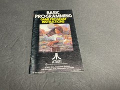 Atari 2600 Basic Programming Game and Manual Tested