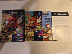 Mario Party 6 CASE, MANUAL AND INSERTS ONLY (Nintendo GameCube, 2004) NO GAME
