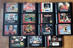 Lot of 15 Sega Genesis Game Cartridges — Working Condition Unkown