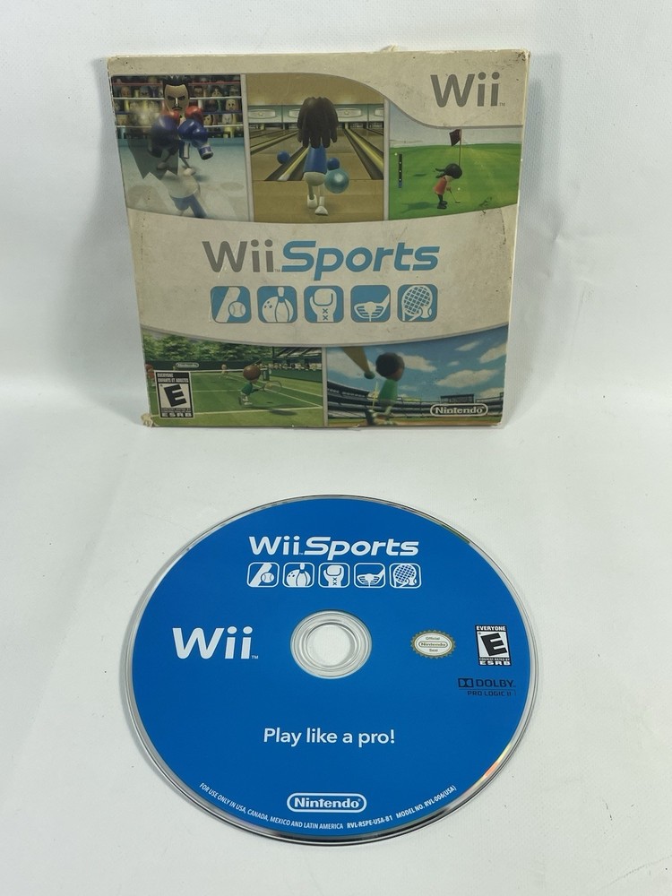 Nintendo Wii 2006 Sports Game W/ Cardboard Sleeve, Disc – No Manual – Tested