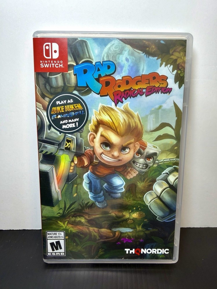 Rad Rodgers Radical Edition (Nintendo Switch, 2019) – Complete in Box!