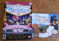 2010 Dream Day Wedding Bella Italia, Viva Las Vegas, THQ, i-play PC Two Game Lot