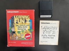 Intellivision INTV Learning Fun I (CIB); Excellent Condition VERY RARE!