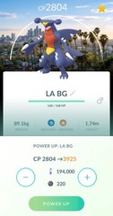 Pokemon✨Lv40✨Non Shiny Garchomp Los Angeles Background✨3 Moves✨TRA-DE✨Go✨