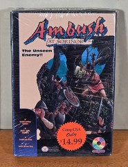 New Sealed Ambush At Sorinor Unseen Enemy General Admission IBM PC DOS CD ROM