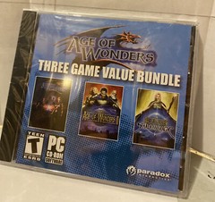 3 Three Game Bundle Age Of Wonders, I 1, II 2, Shadow Magic PC CD-ROM 2019 🚚💨