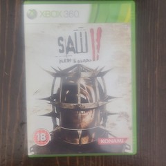 Konami Saw II: Flesh & Blood PAL Manual Included 18 2010 Xbox 360