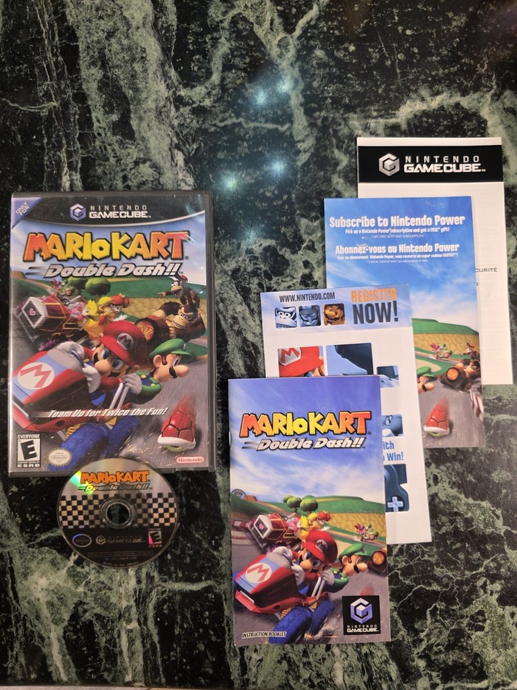 Mario Kart: Double Dash!! (Nintendo GameCube, 2003) Fully Complete – TESTED