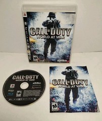 Call of Duty: World at War (Sony PlayStation 3, 2008) Complete CIB, Tested