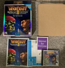 Warcraft II 2 Battle.net Edition PC Mac Big Box Blizzard 1999 Vintage RTS Game