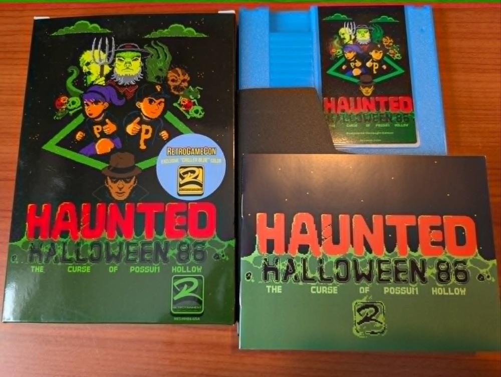 Haunted: Halloween ’86 Exclusive RetroGameCon Chiller Blue Variant 1/100 CIB NES
