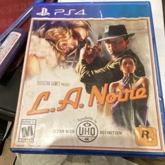Rockstar Games L.A. Noire PS4 4K Ultra HD M Rated Action Adventure Crime