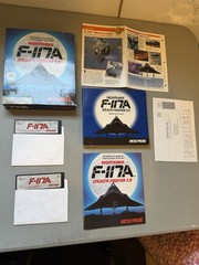 NIGHTHAWK F-117A Stealth Fighter 2.0 IBM386 5.25 HD Microprose COMPLETE!