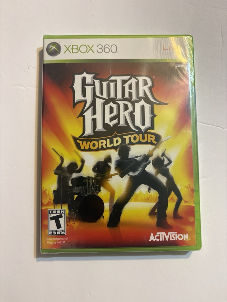 Guitar Hero World Tour (Microsoft Xbox 360, 2008) Brand New Sealed