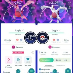 Pokémon Go – Shiny Dynamax Lugia – Mini PTC 80k Stardusts