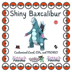 🔥Pokémon Legends ZA🔥 Shiny Alpha Baxcalibur with free item from Lumiose City🌟