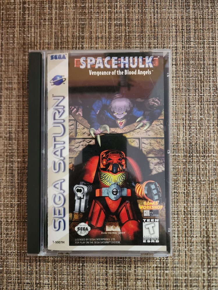 Space Hulk: Vengeance of the Blood Angels (Sega Saturn, 1996) CIB w/Reg Card VG