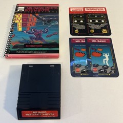 Mr. Basic Meets Bits ‘N Bytes (Intellivision, 1983) – Cart / Manual / Overlays!