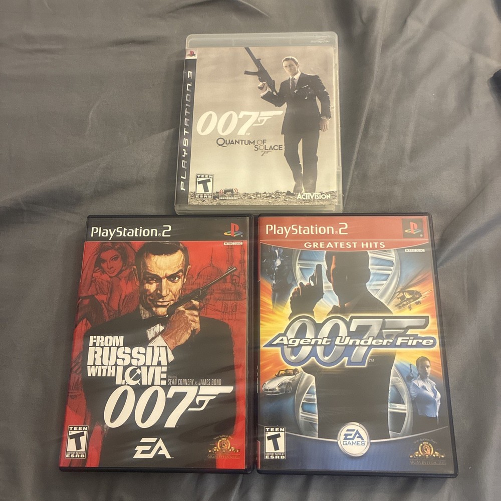 James Bond 007 CIB Bundle Lot – PlayStation 2 & 3